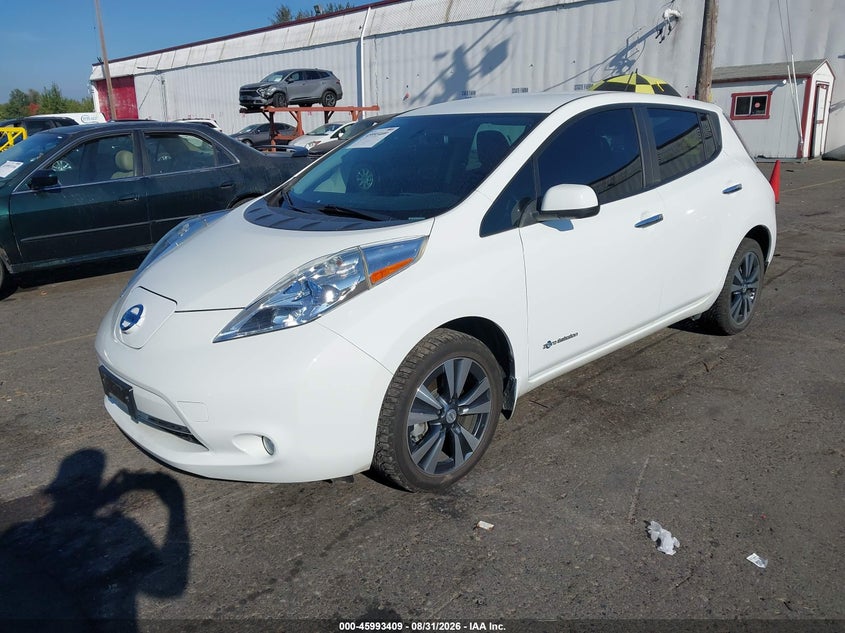 2015 Nissan Leaf, Удар сзади, IAAI, VIN 1N4AZ0CP9FC330025 — фото 2