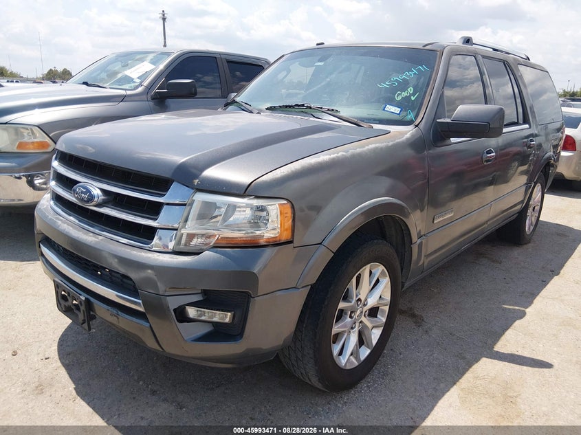 2017 FORD EXPEDITION EL auction photo 2