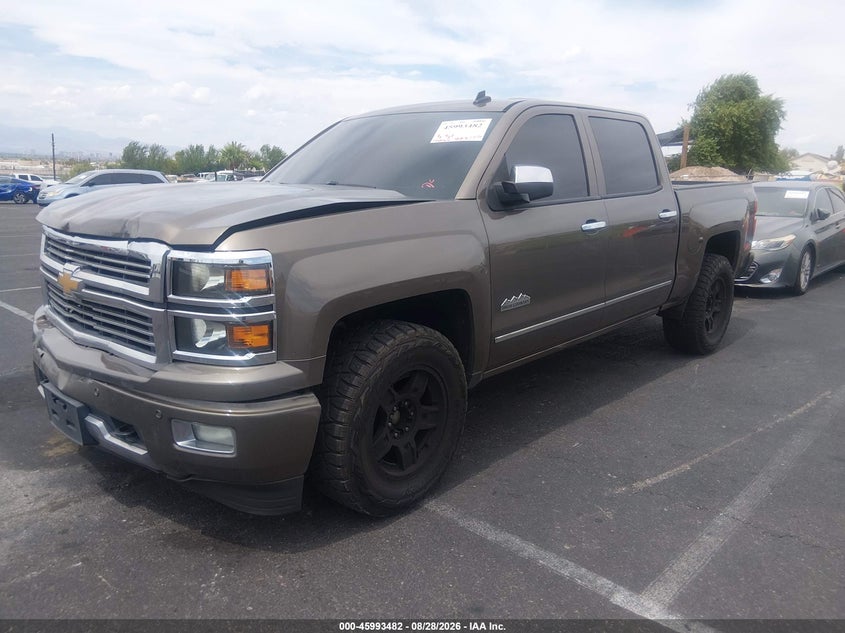 Vin: 3gcuktec6eg325075, lot: 46492807, chevrolet silverado 1500 high country 20142