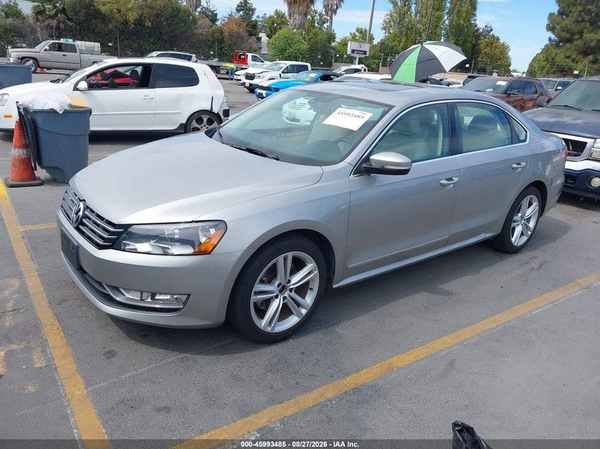 2014 Volkswagen Passat, Звичайний знос, IAAI, VIN 1VWBN7A3XEC022098 — фото 2