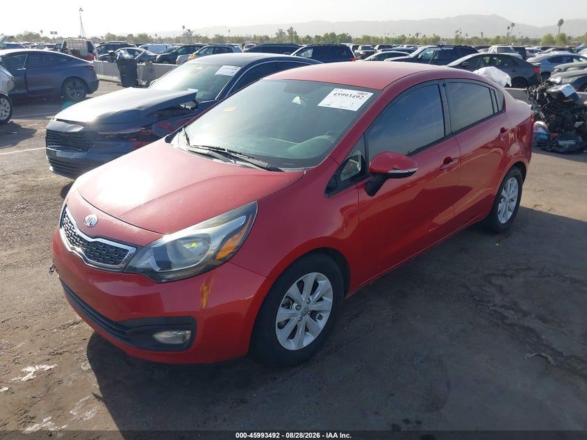 Vin: knadn4a39e6417010, lot: 46492817, kia rio ex 20142