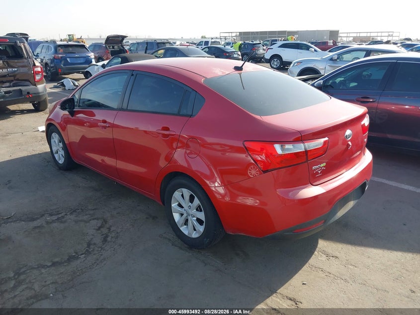Vin: knadn4a39e6417010, lot: 46492817, kia rio ex 20143