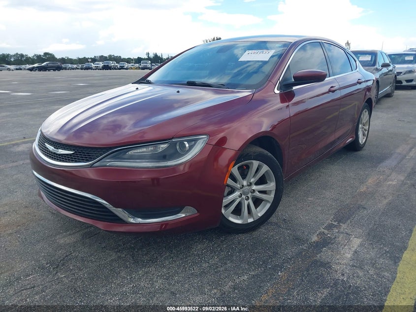 Vin: 1c3cccab9hn505835, lot: 46492847, chrysler 200 limited platinum 20172