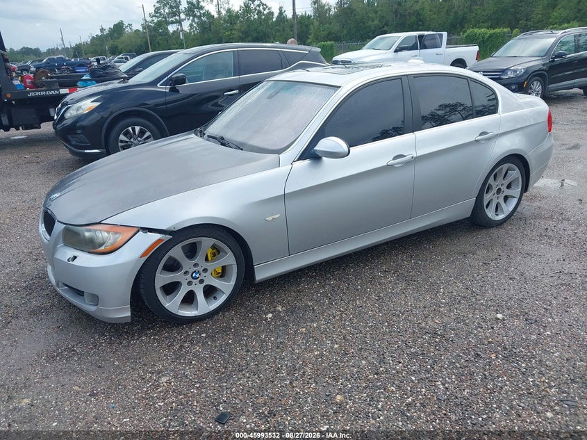 2007 BMW 3er, Левый бок, IAAI, VIN WBAVB735X7KY60046 — фото 2