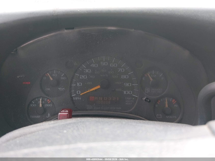 GMC SAVANA 2000 VIN 1GTHG35R8Y1269585