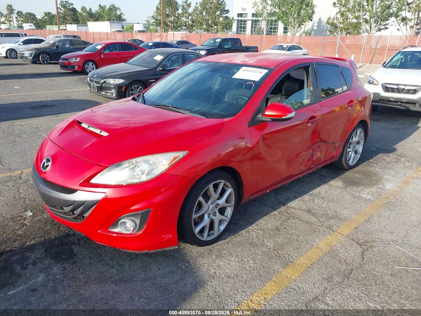 2011 Mazda 3, Левый бок, IAAI, VIN JM1BL1K48B1459876 — фото 2