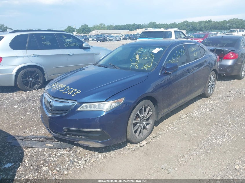 2016 Acura TLX, По кругу, IAAI, VIN 19UUB2F38GA004893 — фото 2