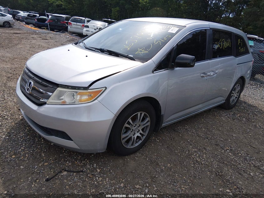 2011 Honda Odyssey, Неизвестно, IAAI, VIN 5FNRL5H48BB078632 — фото 2