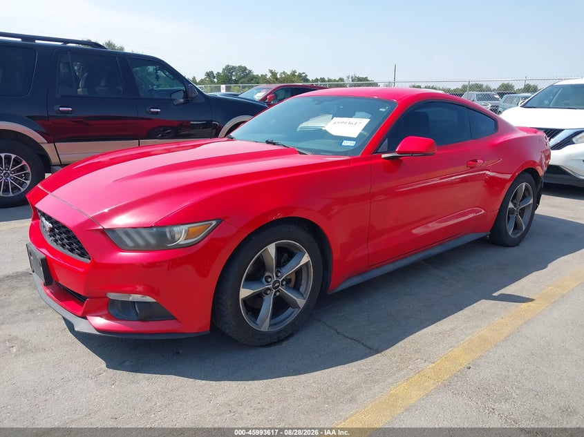 2015 Ford Mustang, Удар сзади, IAAI, VIN 1FA6P8AM3F5329525 — фото 2