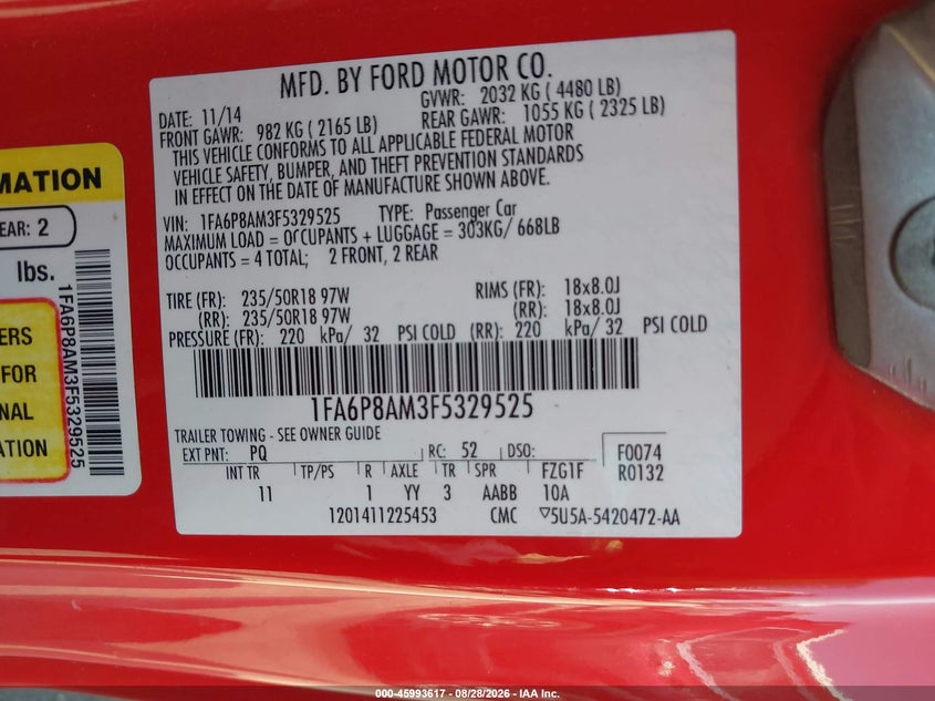 FORD MUSTANG - zdjęcie 9