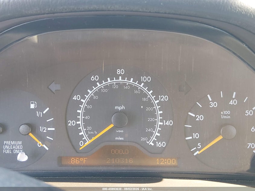 MERCEDES-BENZ E 1996 VIN WDBJF55F9TJ019978