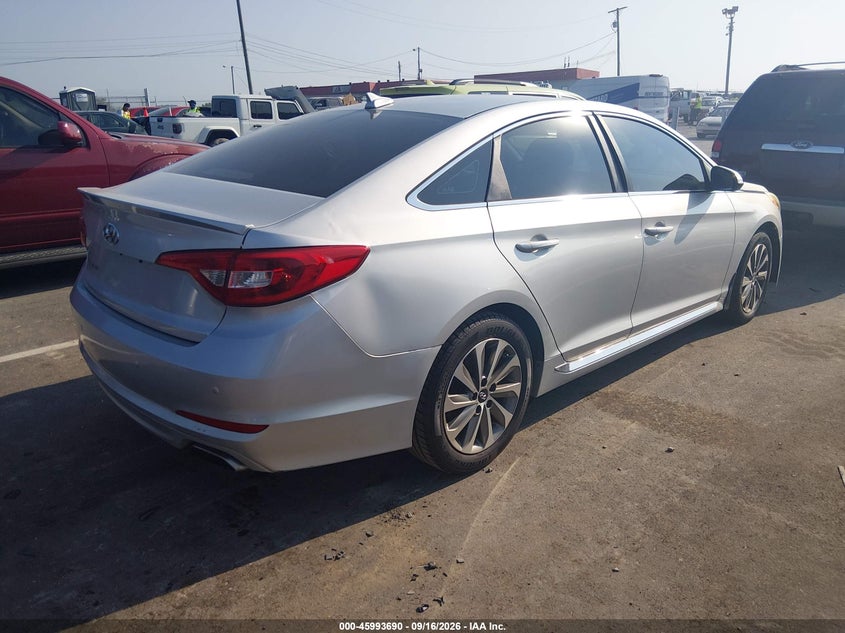 Vin: 5npe34af4fh255561, lot: 46493015, hyundai sonata sport 20154