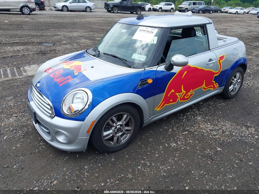 2013 MINI Hard top, Front & Rear, IAAI, VIN WMWSU3C50DT692087 — photo 2