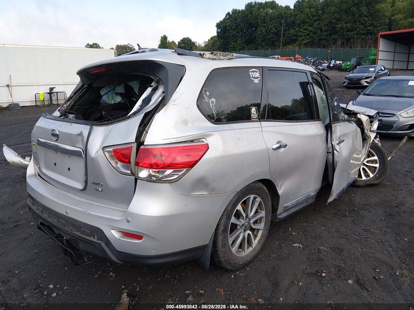 Vin: 5n1ar2mm8dc681950, lot: 46493187, nissan pathfinder sv 20134