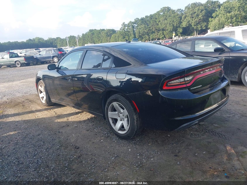 Vin: 2c3cdxag2kh739170, lot: 46493232, dodge charger police rwd 20193