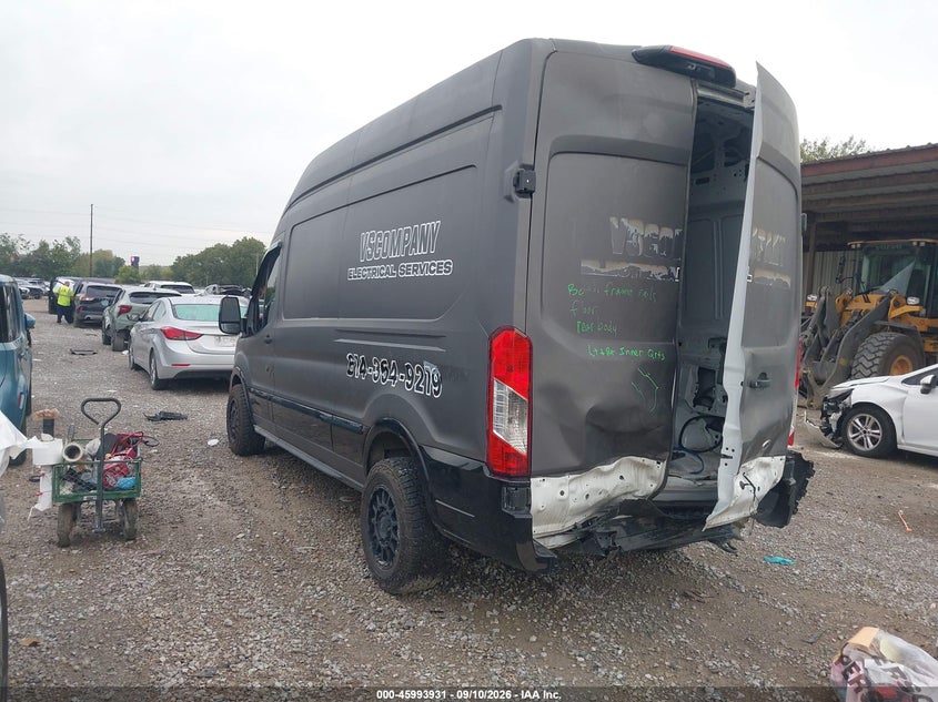 Vin: 1ftbr2x8xnka67934, lot: 46493276, ford transit-250 20223