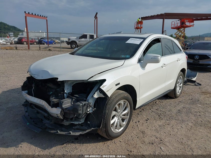 2016 Acura RDX, Удар спереду, IAAI, VIN 5J8TB4H59GL021342 — фото 2