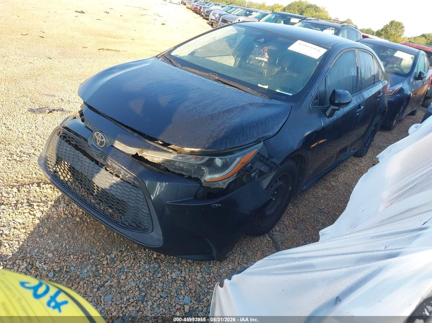 2020 Toyota Corolla, Front End, IAAI, VIN 5YFEPRAE6LP004953 — photo 2