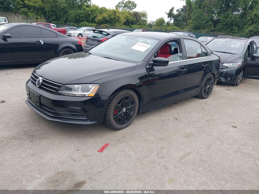 2017 Volkswagen Jetta, Звичайний знос, IAAI, VIN 3VW167AJ6HM304961 — фото 2