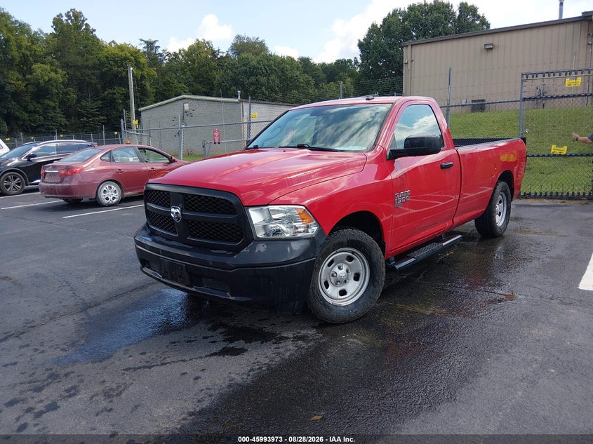 Vin: 3c6jr6dg6kg502828, lot: 46493318, ram 1500 classic tradesman  4x2 8' box 20192