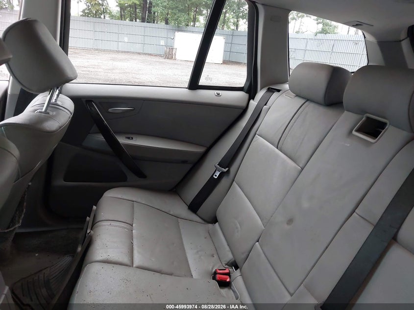 BMW X3 2007 VIN WBXPC93437WF26659