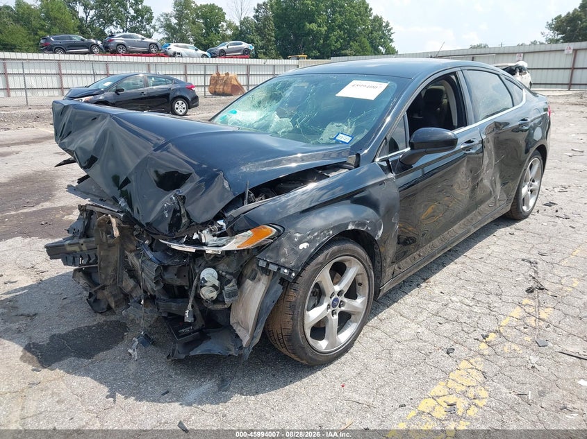 2016 Ford Fusion, Left Side, IAAI, VIN 3FA6P0G74GR290266 — photo 2