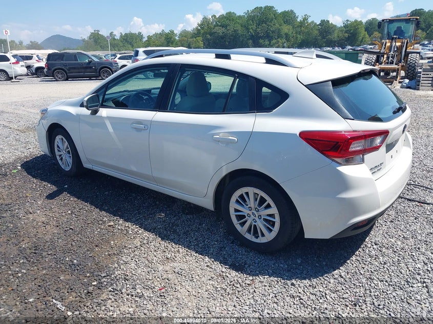 Vin: 4s3gtab63h3731092, lot: 46493355, subaru impreza 2.0i premium 20173