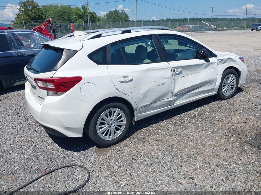 Vin: 4s3gtab63h3731092, lot: 46493355, subaru impreza 2.0i premium 20174