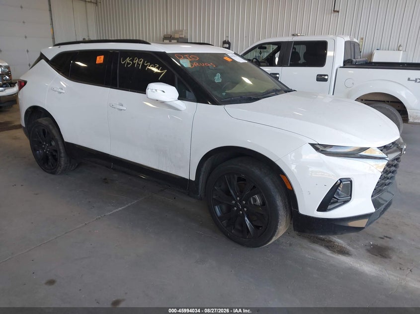 Vin: 3gnkbjrs7ks650735, lot: 46493379, chevrolet blazer rs 2019 img_1