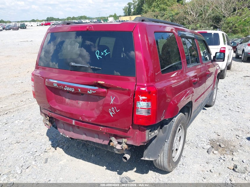 Vin: 1c4njpbbxgd569578, lot: 46493394, jeep patriot sport 20164