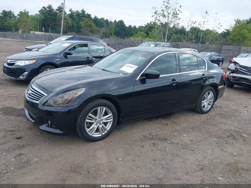 2011 Infiniti G, Left Rear, IAAI, VIN JN1DV6AP2BM601622 — photo 2