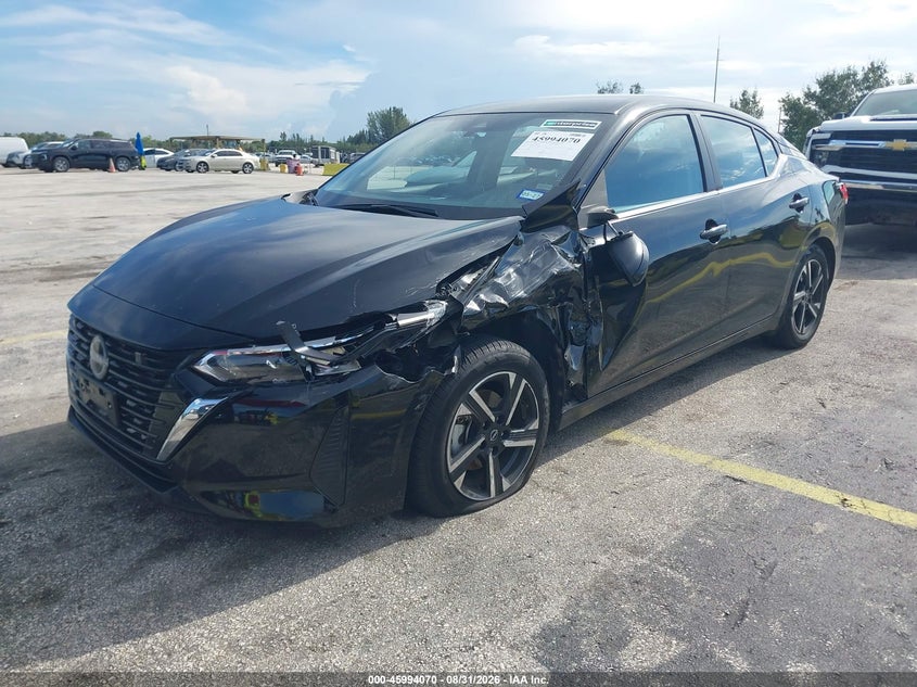 2025 Nissan Sentra Sv, Left Side, IAAI, VIN 3N1AB8CV2SY328648 — photo 2