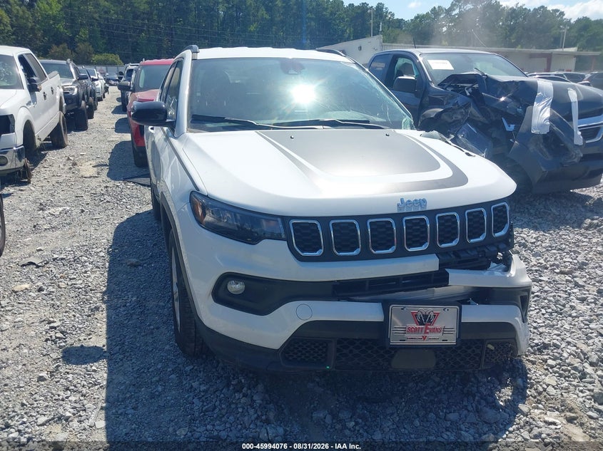 Vin: 3c4njdbn3st579817, lot: 46493421, jeep compass latitude 4x4 2025 img_1