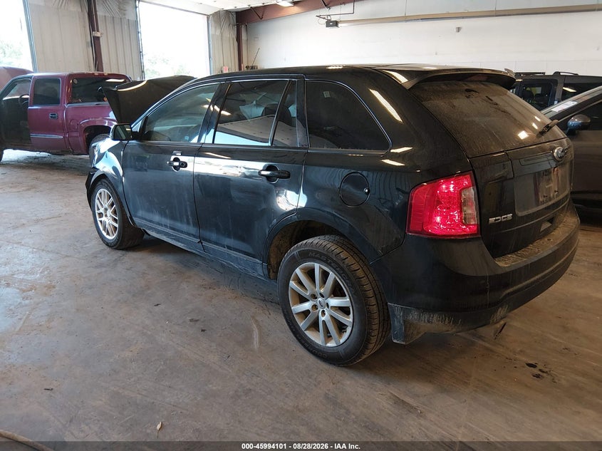 Vin: 2fmdk4jc5dbb78384, lot: 46493446, ford edge sel 20133