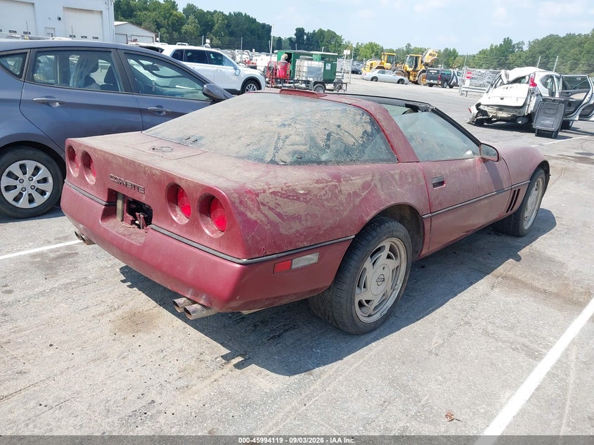 CHEVROLET CORVETTE 1989 VIN 1G1YY2181K5124644