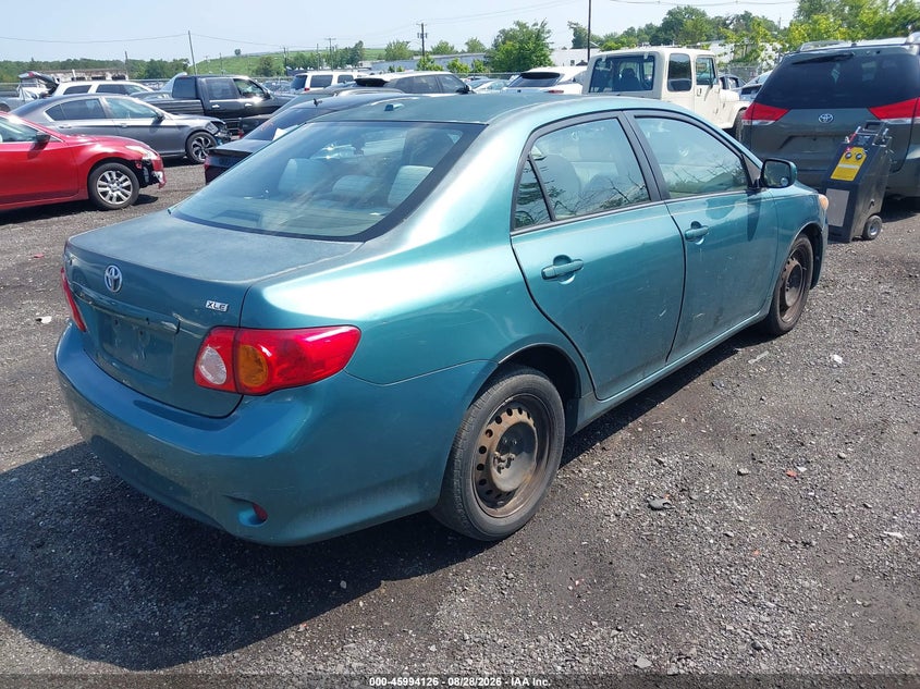 2009 TOYOTA COROLLA auction photo 4