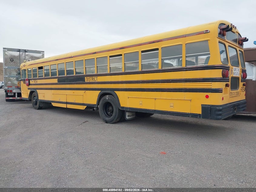 1990 BLUE BIRD SCHOOL BUS / TRANSIT BUS auction photo 3