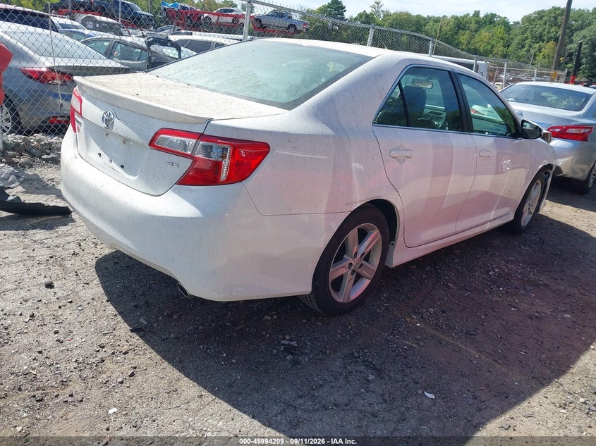 Vin: 4t1bf1fk4cu102805, lot: 46493554, toyota camry se 20124