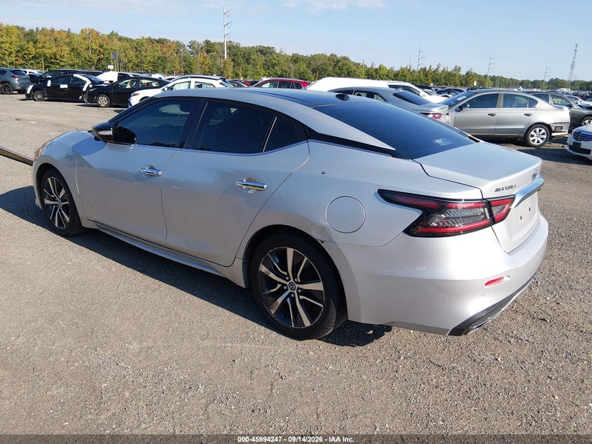 Vin: 1n4aa6av8kc369565, lot: 46493592, nissan maxima 3.5 sl 20193