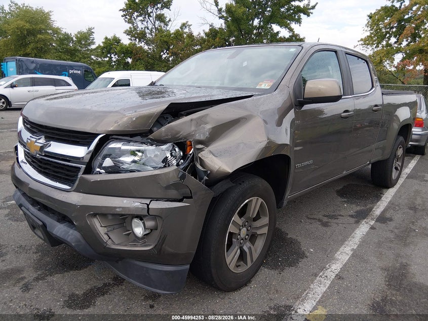 2015 Chevrolet Colorado, Front & Rear, IAAI, VIN 1GCGTBE34F1130516 — photo 2