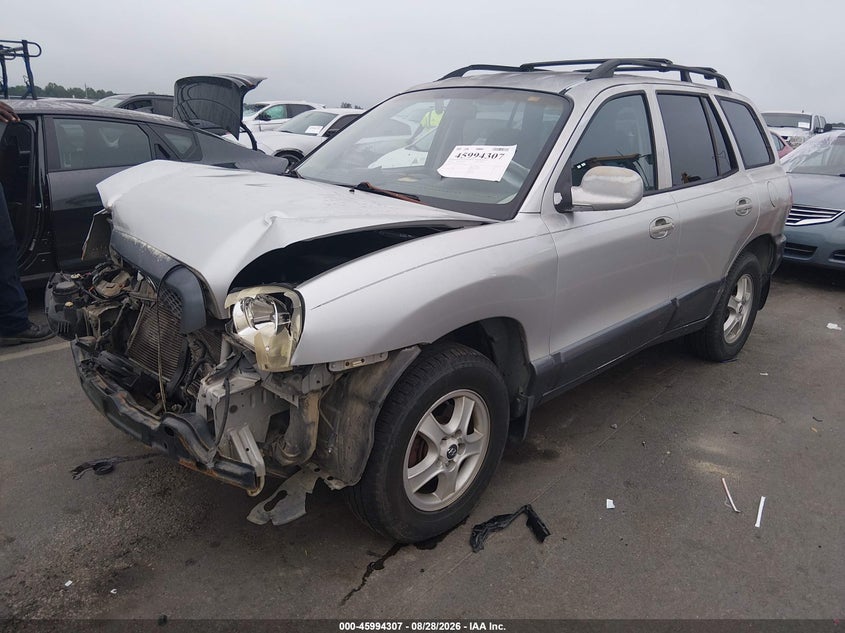 2004 Hyundai Santa Fe, Front End, IAAI, VIN KM8SC13D44U772659 — photo 2