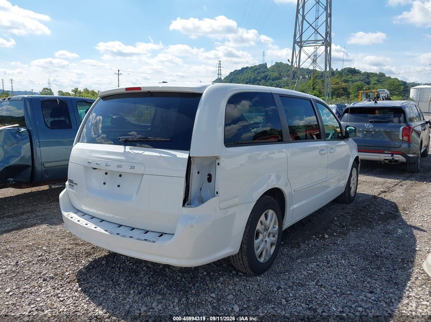Vin: 2c4rdgbg9hr850029, lot: 46493664, dodge grand caravan se 20174