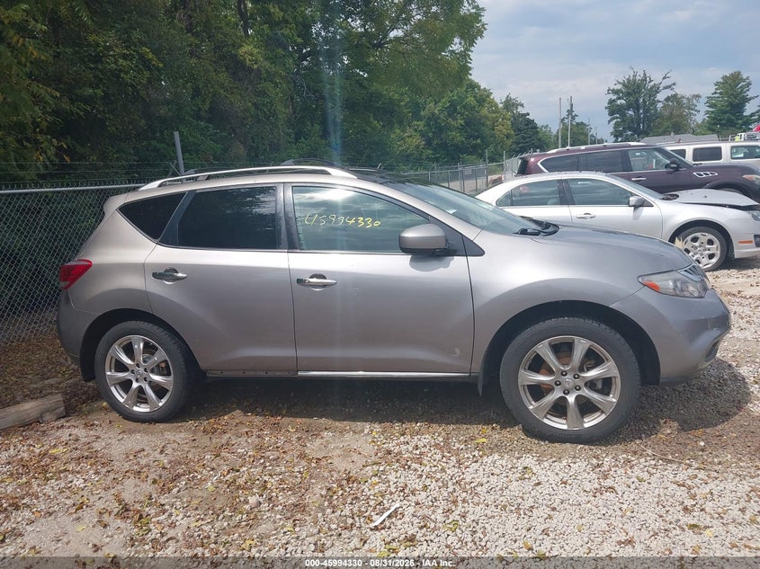 NISSAN MURANO 2012 VIN JN8AZ1MW9CW209418