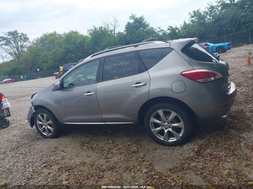 NISSAN MURANO 2012 VIN JN8AZ1MW9CW209418