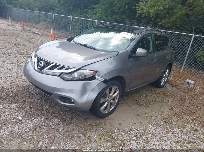 NISSAN MURANO 2012 VIN JN8AZ1MW9CW209418