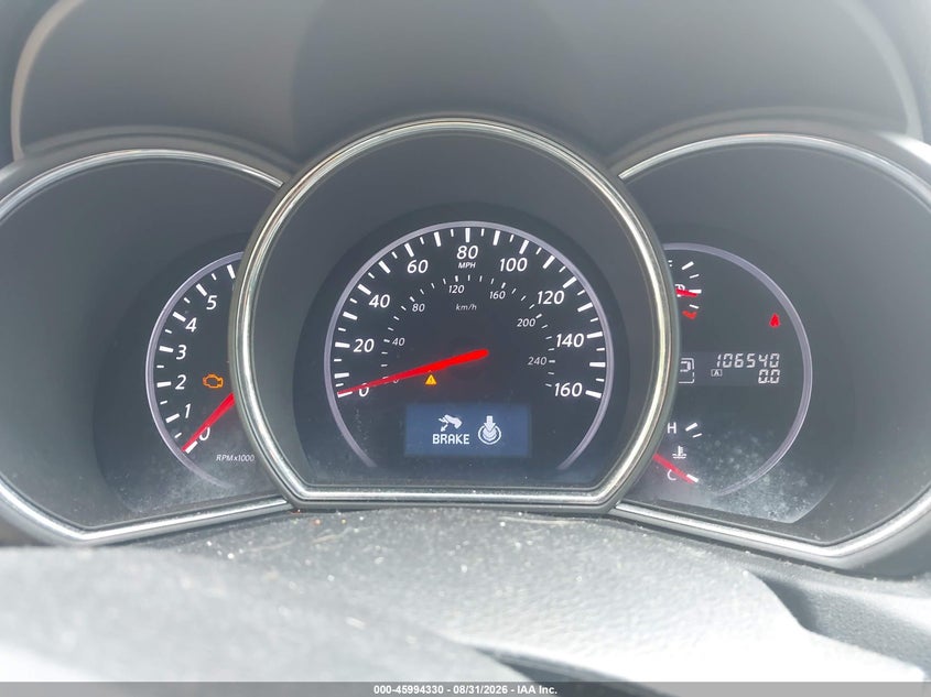 NISSAN MURANO 2012 VIN JN8AZ1MW9CW209418