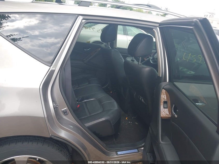 NISSAN MURANO 2012 VIN JN8AZ1MW9CW209418