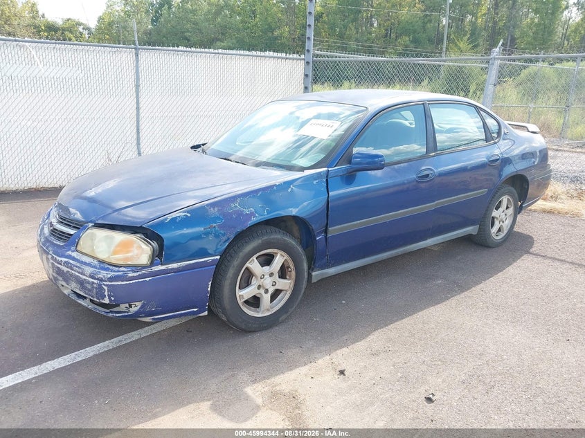 2005 CHEVROLET IMPALA SEDAN 3.4L V-6 REGULAR , 180HP