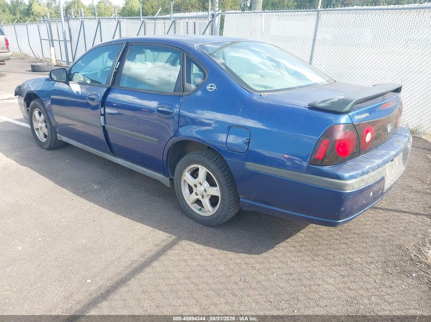2005 CHEVROLET IMPALA SEDAN 3.4L V-6 REGULAR , 180HP