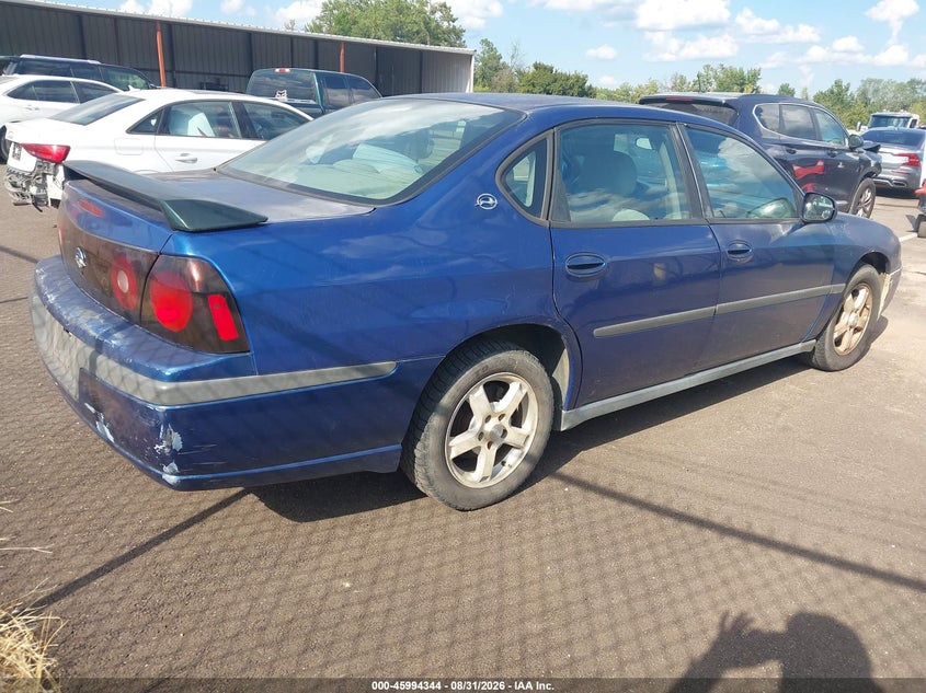 2005 CHEVROLET IMPALA SEDAN 3.4L V-6 REGULAR , 180HP